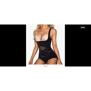 REYEOGO Shapewear Bodysuit for Women Tummy Control Butt Lifter Panty Hi-Waist M